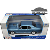 MAISTO 1970 70 CHEVROLET NOVA SS COUPE 1/24 DIECAST MODEL CAR BLUE 31262