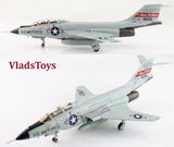 Gray and white F-101B Voodoo model jet with U.S. Air Force markings, 1/72 scale