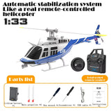 RC ERA C138 1:36 Remote Control Simulation RC Bell 206 Helicopter Altitude Hold