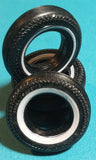 65 BUICK RIVIERA WIDE WHITE WALL TIRES - AMT - MODEL CAR KIT PARTS LOT LOWRIDER