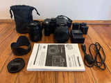 Panasonic Lumix DMC-FZ50 Digital Camera w/ 45-150mm Lens, 3 Batteries, Charger