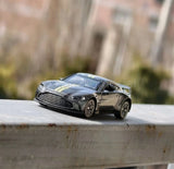 TSC 1:64 Scale Gray Decal VANTAGE V12 Sports Diecast Metal Collection Car Model