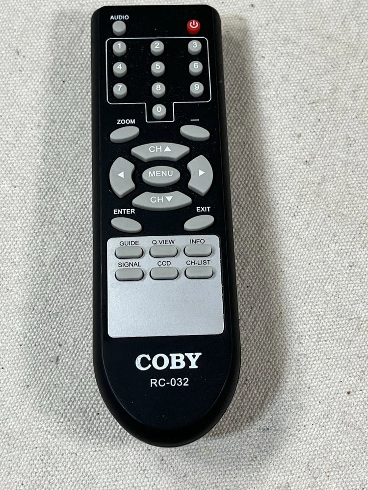 GENUINE COBY RC-032 DIGITAL TO ANALOG TV CONVERTER BOX REMOTE - DTV102 Tested Converter