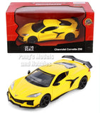 2024 Chevrolet Corvette Z06 C8 1/24 Scale Diecast Model - Showcasts YELLOW w/BOX