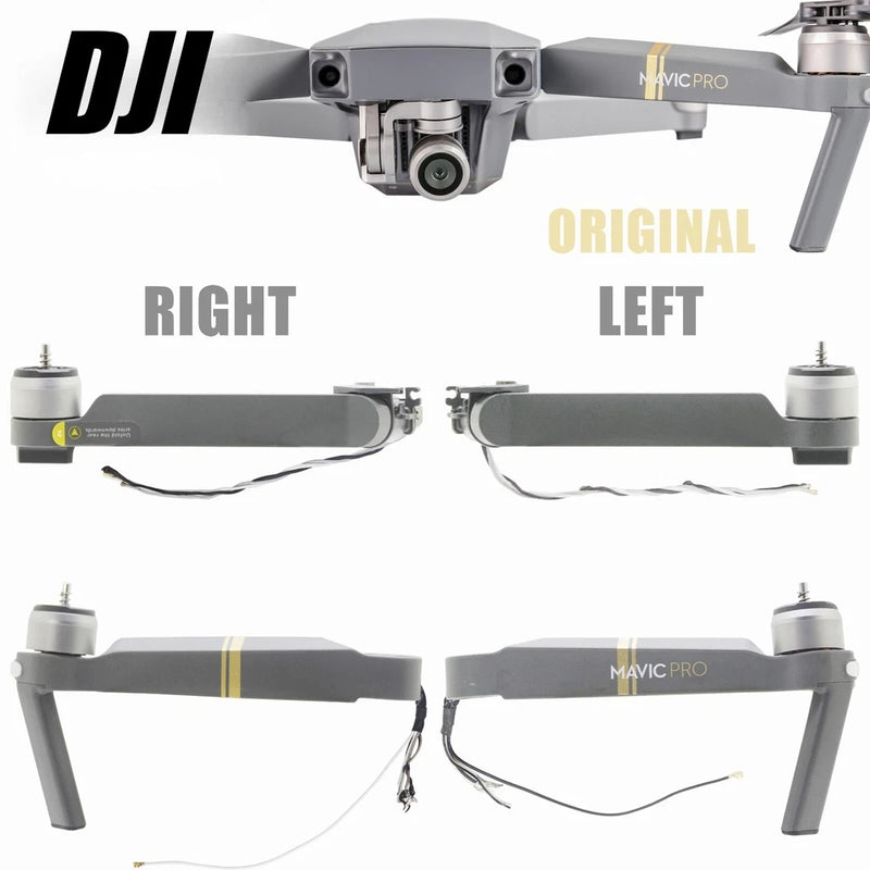 Grey drone left and right arm replacement kit with motors and wiring