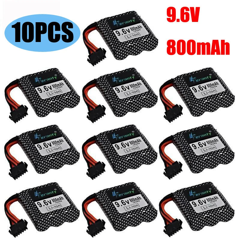 Upgrade 800mah 9.6v Li-ion Battery For 9115 9116 S911 S912 Rc Car Truck Spare