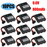 Upgrade 800mah 9.6v Li-ion Battery For 9115 9116 S911 S912 Rc Car Truck Spare