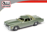 Auto World 1:64 1975 Green Cadillac Eldorado Diecast Model Car AWSP058A-4I