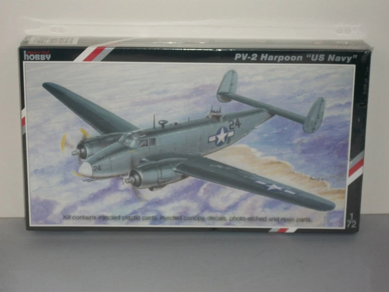 Special Hobby 1/72 PV-2 Harpoon US Navy model kit box, sealed with aircraft artwork