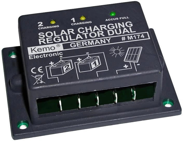 KEMO ELECTRONIC - Solar Charging Regulator Dual 16A