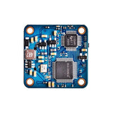 Mini FPV aerial video module PCB with controller chip and mounting holes