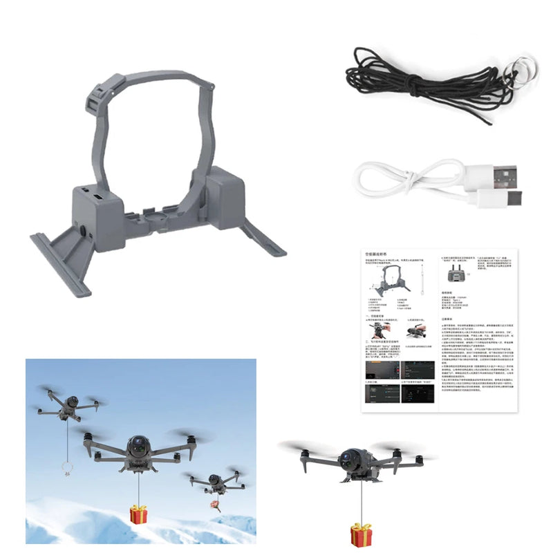 For DJI Mavic 4Pro Drone Airdrop Device Wedding Launcher Air Drop System Thrower