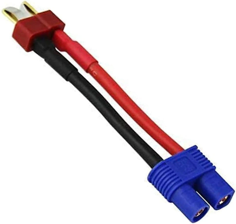 4Pcs RC Lipo Battery Connector Adapter Compatible with EC3 to T Male Female C... Battery