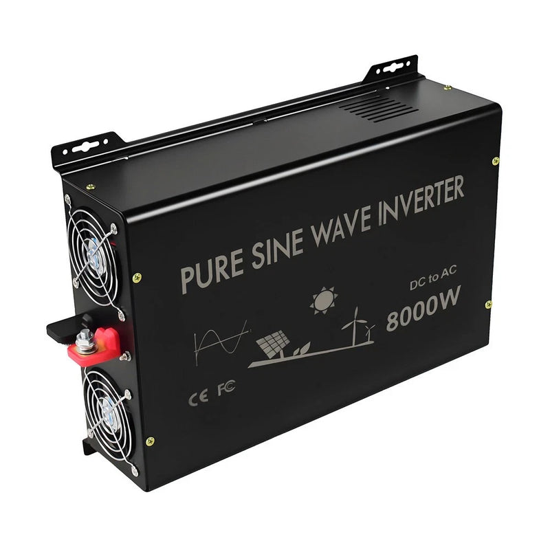 8000W Pure Sine Wave Inverter 24V to 240V Power converter air compressor home