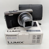 Panasonic LUMIX DMC-ZS40 18.1MP Digital Camera Black - Complete in Box - Tested