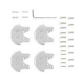 4pcs Alloy Motor Mount Base Protective Plate Kit For DJI Phantom 3 /2 Drone C