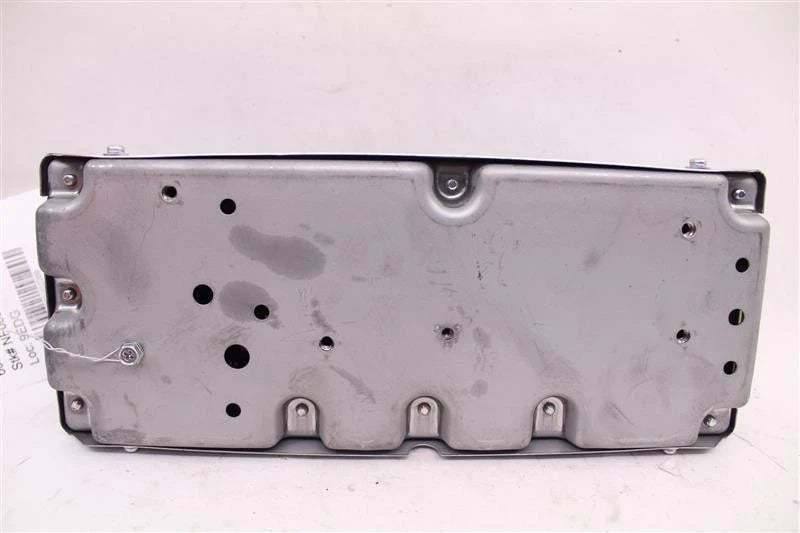 Metal automotive inverter control unit with mounting tabs and multiple screw holes