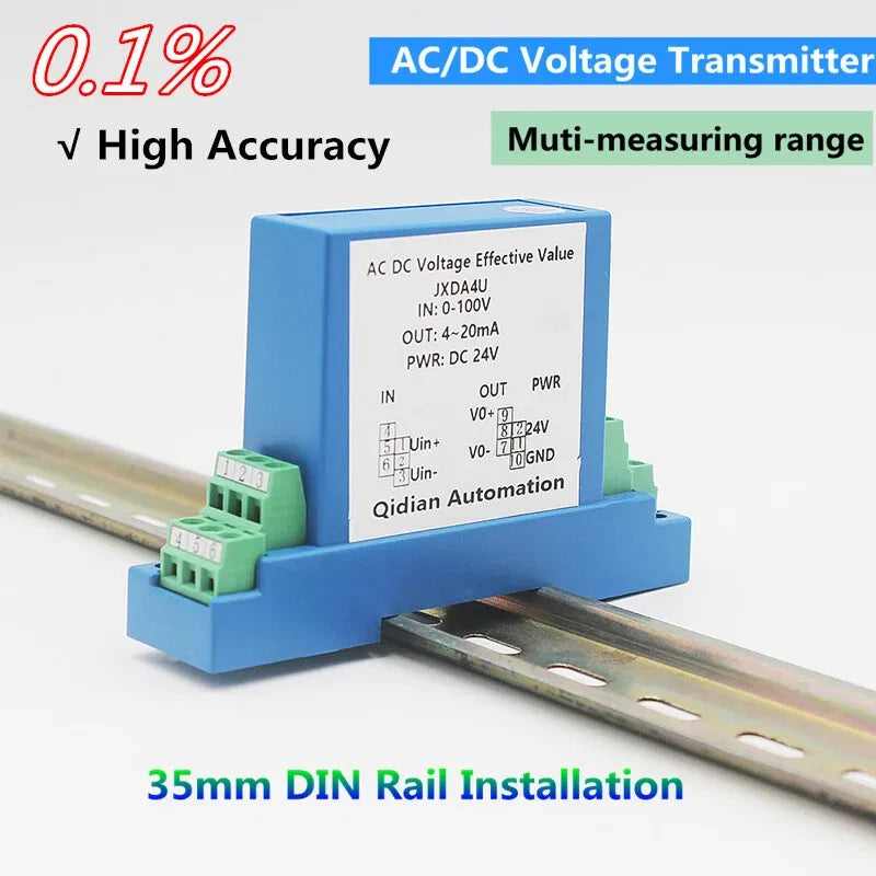 High Voltage Transmitter DC/AC Transducer 5V to 1000V Factory Supply Sensors
