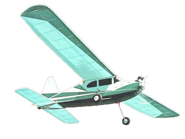 Krackerjac High Wing 32" WS R/C Airplane Laser Cut Balsa Ply Short Kit W/ Plans