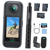 360 Action Camera Creator Combo- 5.7K Gray Creator Combo+128GB MicroSD Card