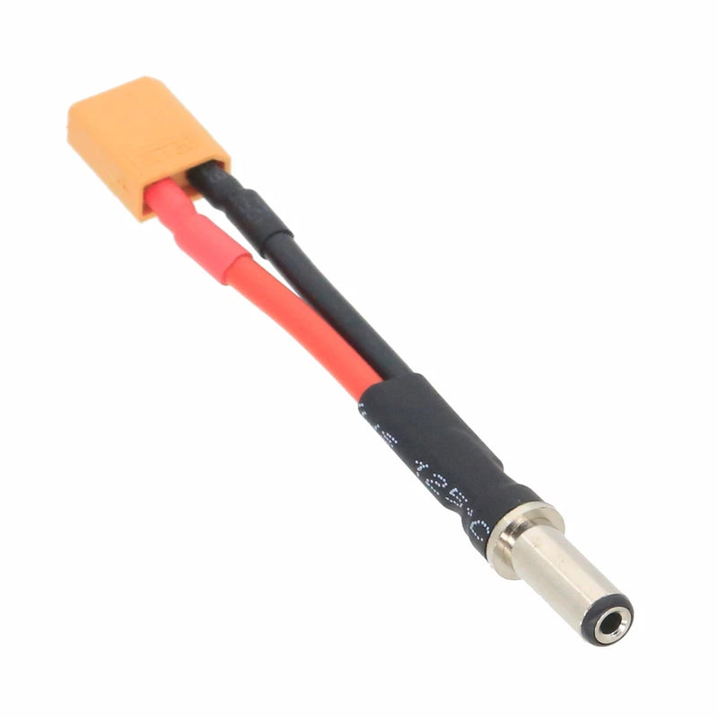 Male DC 5.5 x 2.1mm barrel to XT30 Male cable 16AWG 5CM Lipo Battery Supply FPV