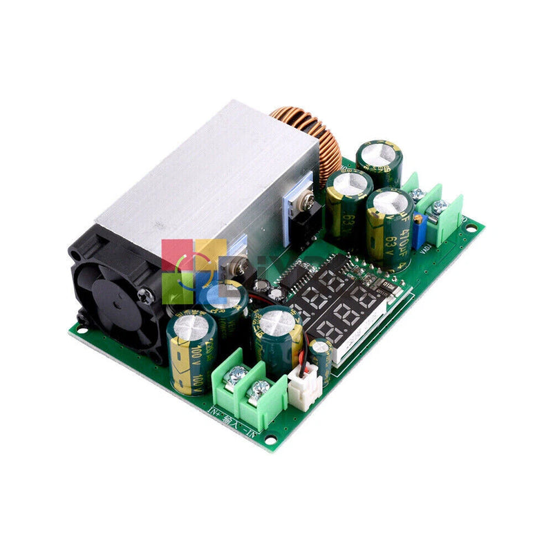 600W DC12-80V to DC2.5-50V 20A Adjustable Buck Step-Down Module With Display US.