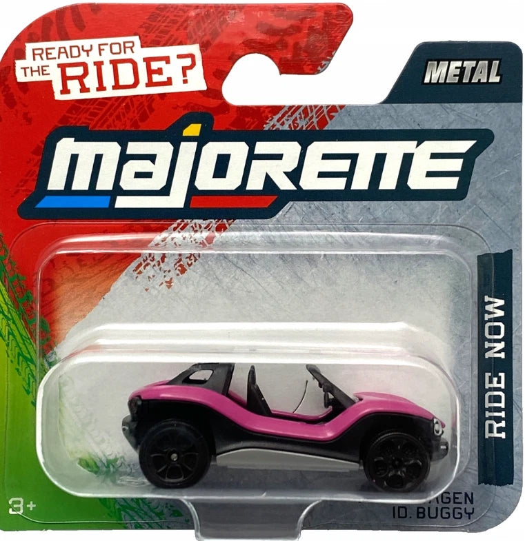 Volkswagen Buggy Germany Car Model Toy Pink Diecast 1:60-1:64 Scale Majorette