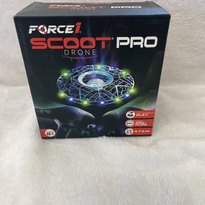 Force1 Scoot Pro Hand Operated Drone LED Motion Sensor UFO Ball Toy