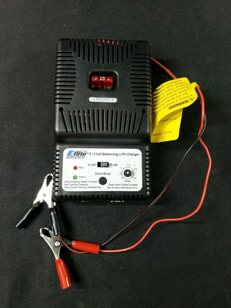 E-Flite LP3000-3 2-3 Cell Balancing LiPo Balance Charger for LiPo Batteries Battery