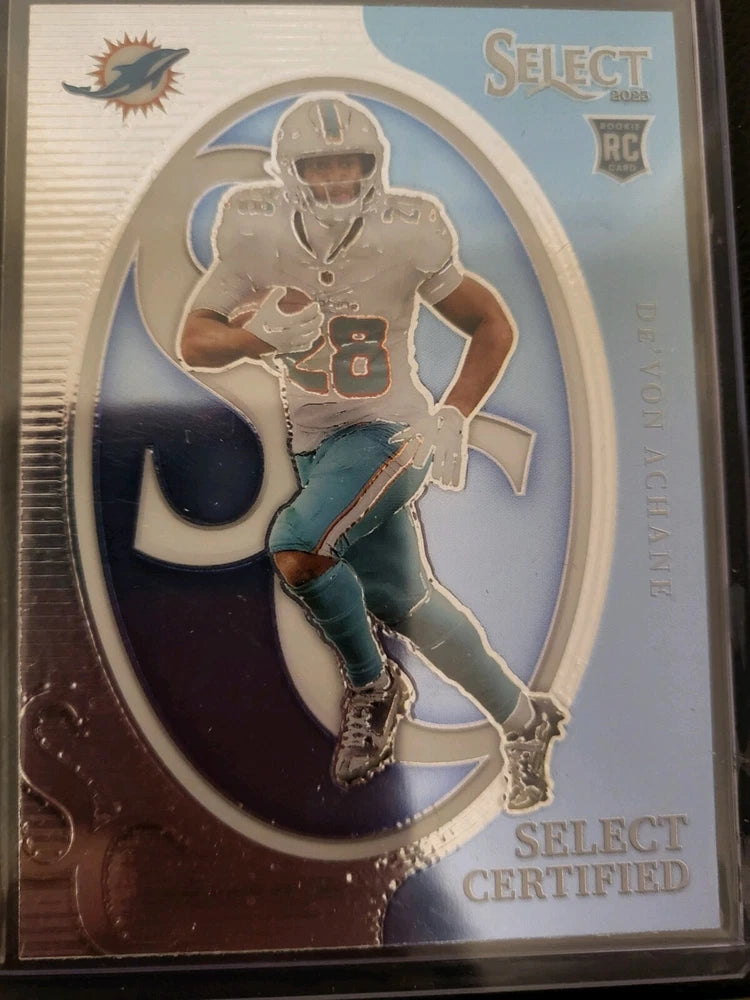 De'Von Achane 2023 Panini Select - Select Certified Rookies #CRO-DAC  (RC) Converter