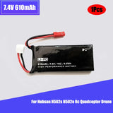 1Pcs 7.4V 15C 610mAh Battery for Hubsan H502s H502e Rc Quadcopter Drone part Car