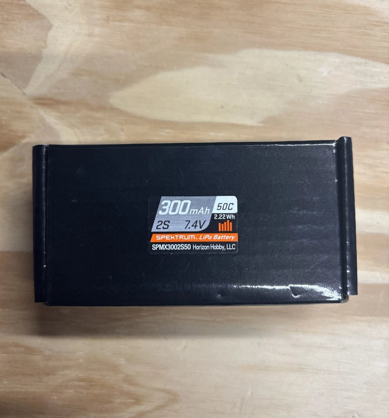 Spektrum SPMX3002S50 2S 50C LiPo Battery Pack w/JST Connector (7.4V/300mAh) HH Battery