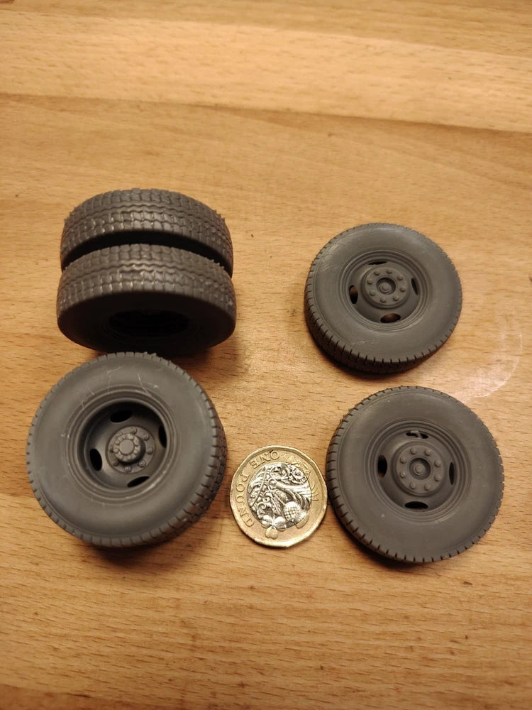 model truck wheels 1/24 40mm diameter