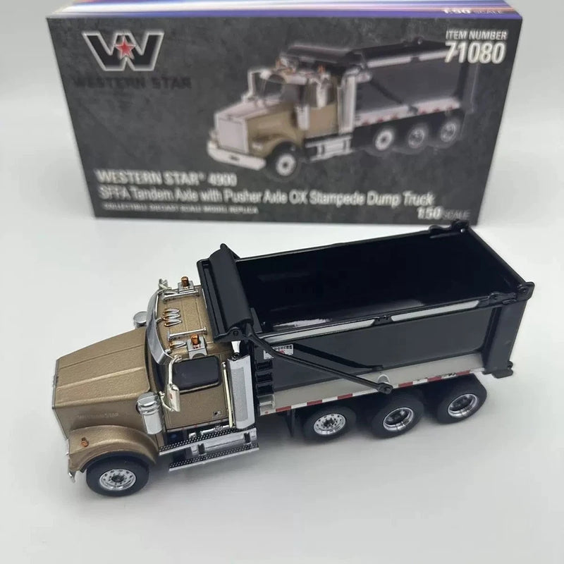 DM 1/50 WESTERN STAR 4900 SFFA Tandem Axle DUMP TRUCK Diecast Model Car 71080