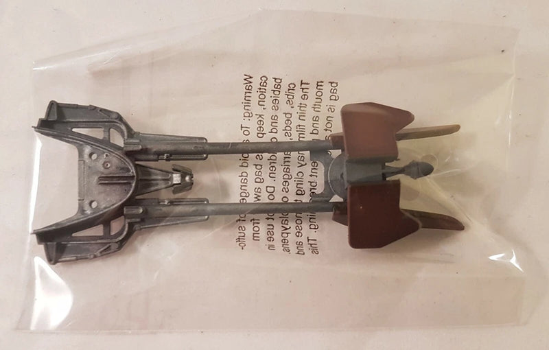 RC speeder bike shaft accessory for Propel, gray and brown toy part