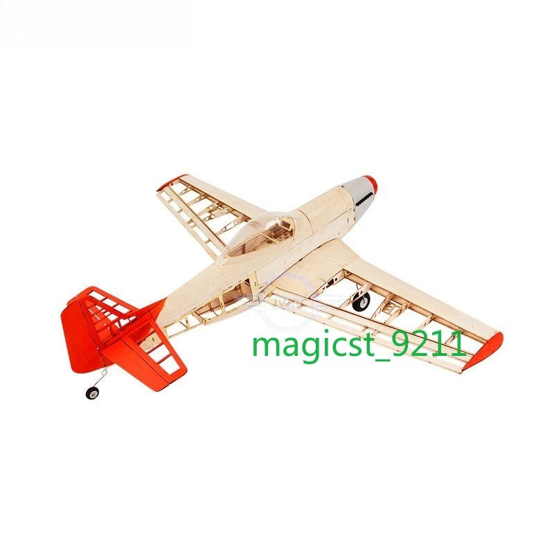 Model P51 Airplane Laser Cut Plane Balsa Wood Kit Skin Hardware Accessories Gift