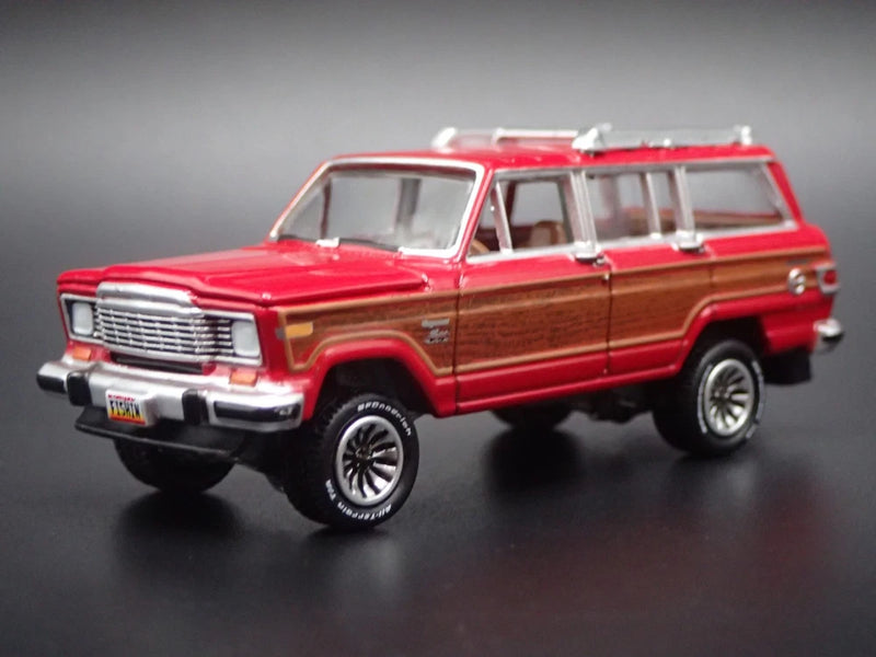 1980-1991 JEEP WAGONEER w HITCH 1:64 SCALE COLLECTIBLE DIORAMA DIECAST MODEL CAR