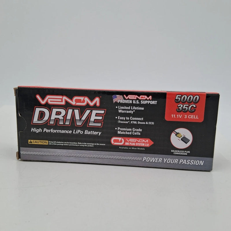 Venom Drive 5000mAh 35C 11.1V 3-Cell LiPo Battery Hard Case Battery