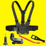Heavy-Duty Adjustable Chest Mount Body Harness Accessories Belt Strap for Action
