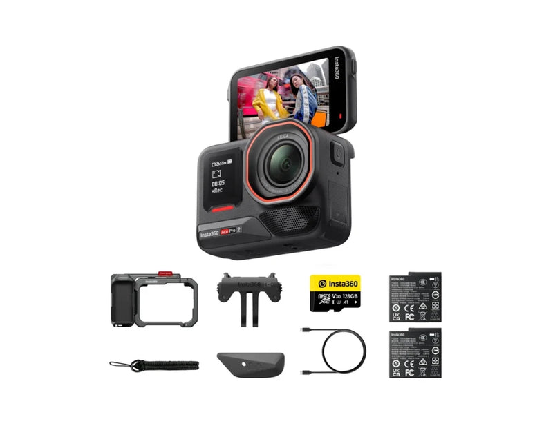 New Insta360 Ace Pro 2 Action Camera - Xplorer Bundle - Dual Battery - SEALED