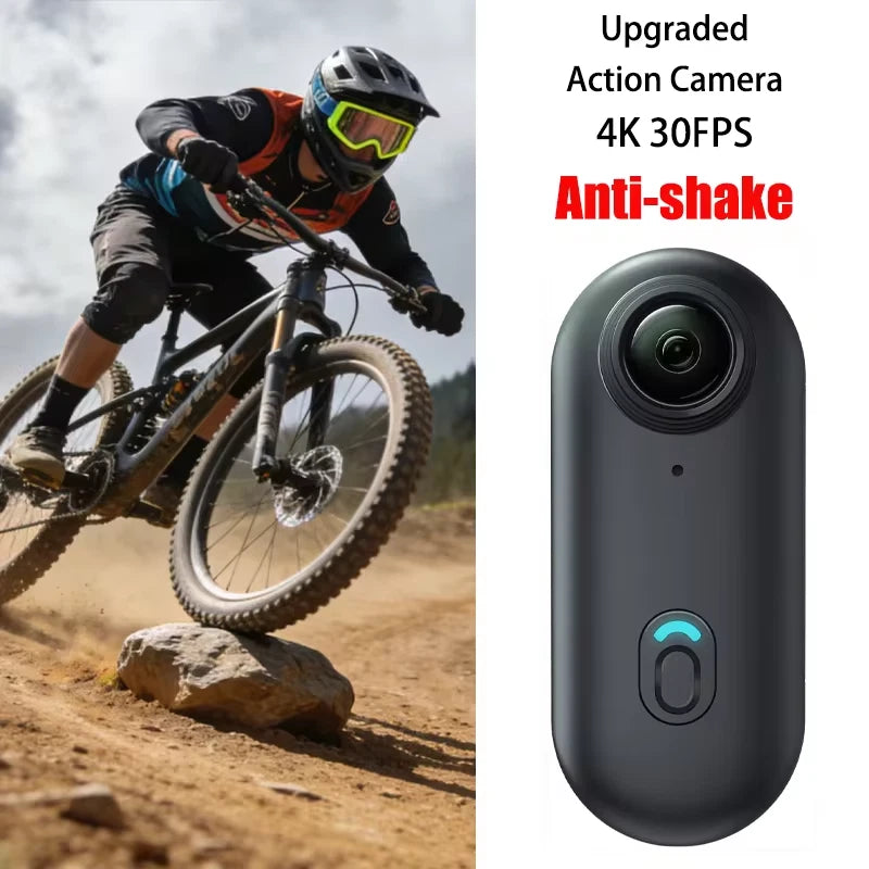 4K Wearable Thumb Action Camera w/ Audio&Video Recording POV for Biking Cycling