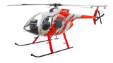 800 MD-500E ARF G-JIVE Red RC Helicopter Fuselage V2 Version G-Jive Red Painting