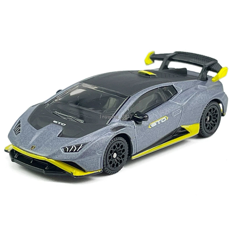 1:64 Lamborghini Huracan STO Model Car Diecast Toy Cars Toys for Boys Kids Gray