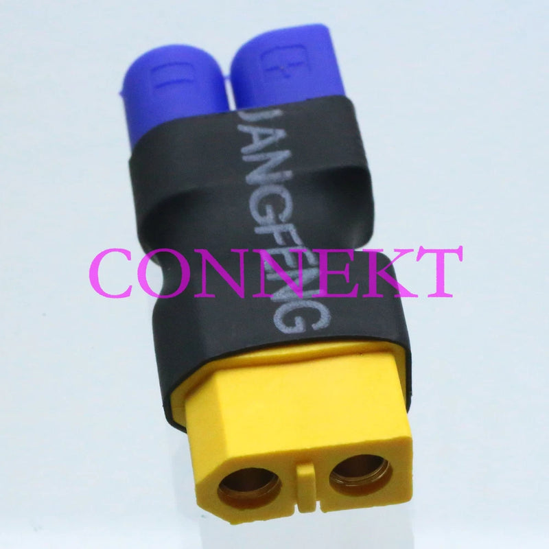 XT60 Female to EC3 Male No wire adapter For RC Turning Zippy Drone FPV Power