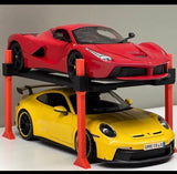 Car Lift 1:18 Scale Diecast Model Display Stand - Choose Your Color!