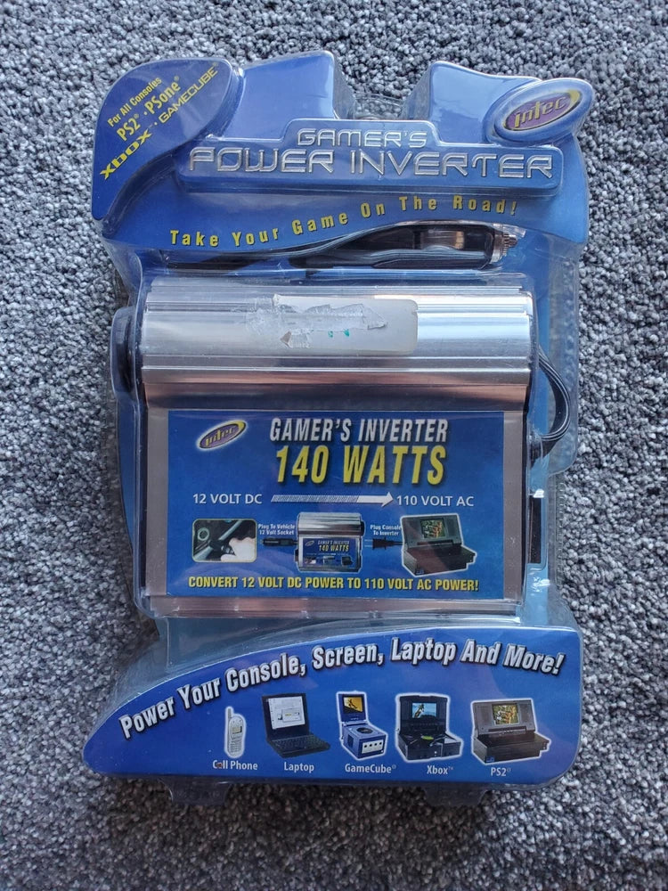Brand New Intec Gamer??s Power Inverter 140 Watts (12V DC Input)