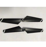 Black drone propeller blades set with center hub