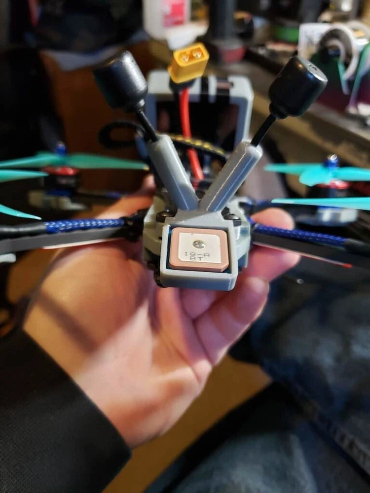 3D Printed GPS Mount for TCMMRC FPV Avenger Drone Frame