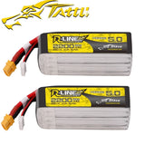 2X Tattu R-Line Version 5.0 2200mah 5S 150C 18.5V Lipo Battery Pack XT60 Plug US