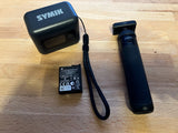 DJI Action Camera Mini Extension Rod and Symik Charger w/extra battery